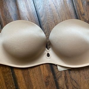 Victorias Secret Bombshell Add 2 Cup Sizes! Push up Strapless Bra!